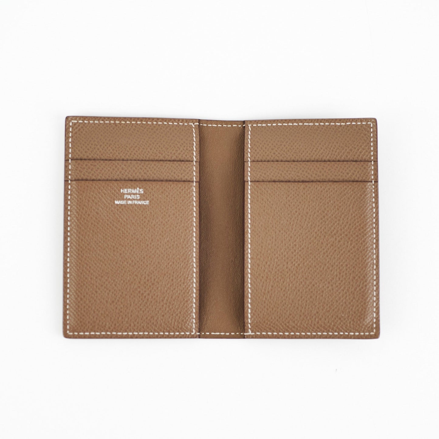 Hermes Taupe Card Holder
