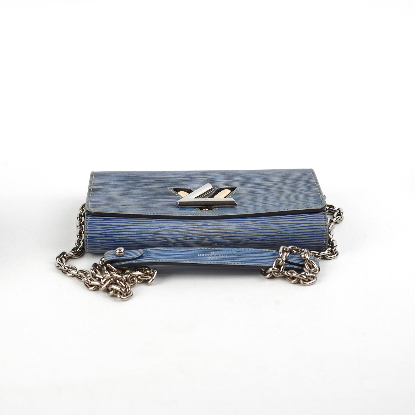 Louis Vuitton Blue Twist Epi Wallet On Chain WOC