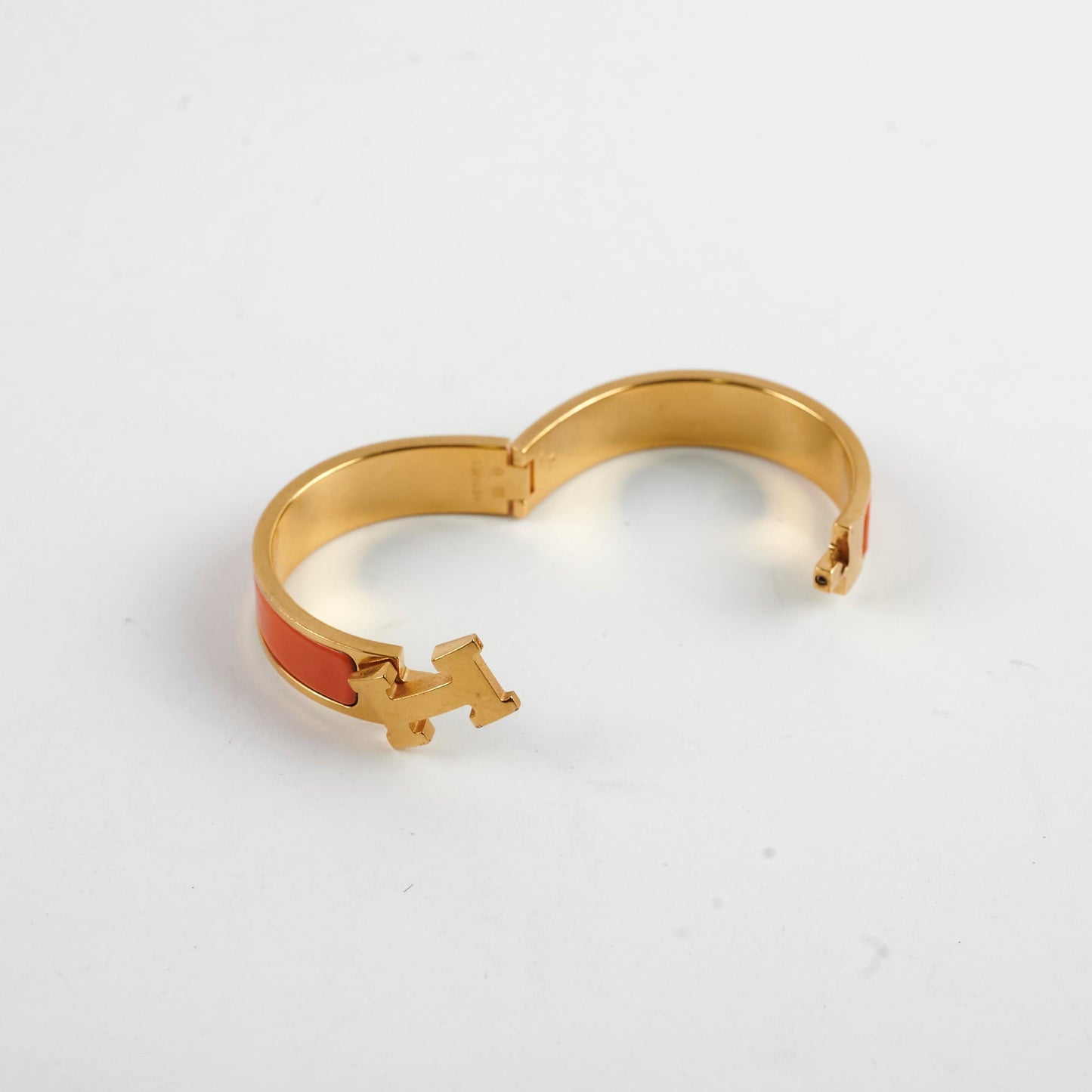 Hermes Clic H Orange Bracelet