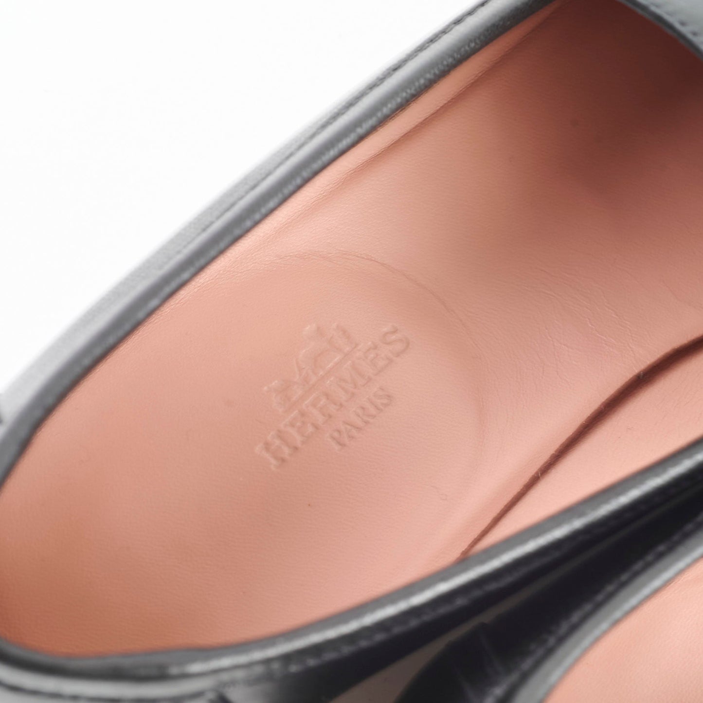 Hermes Paris Loafers Black Size 41
