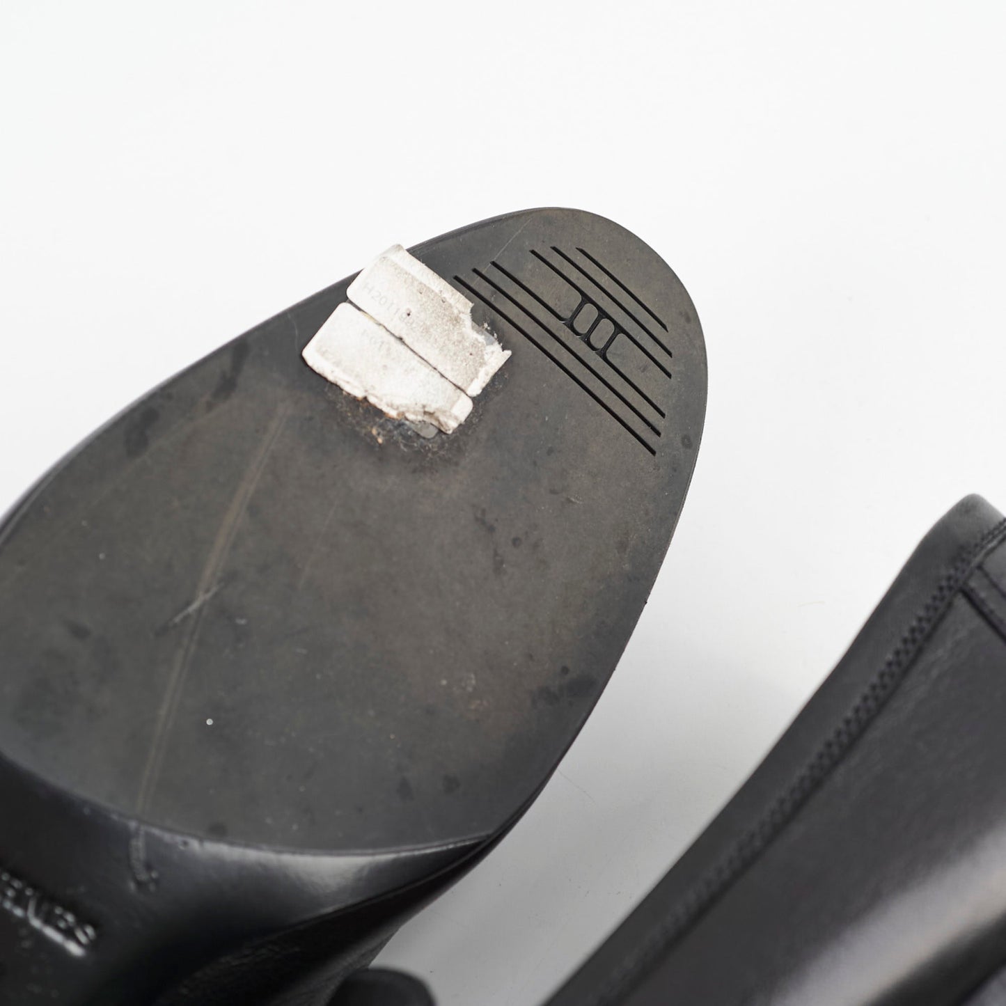 Hermes Paris Loafers Black Size 41