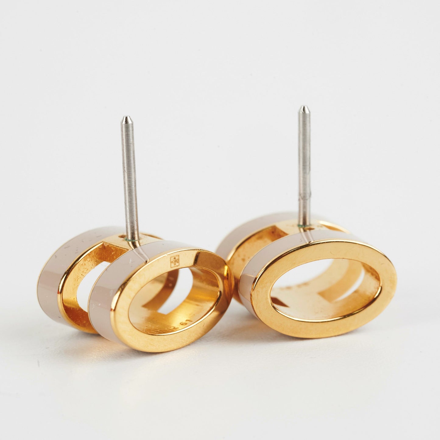 Hermes H Pop Earrings Marron Glance