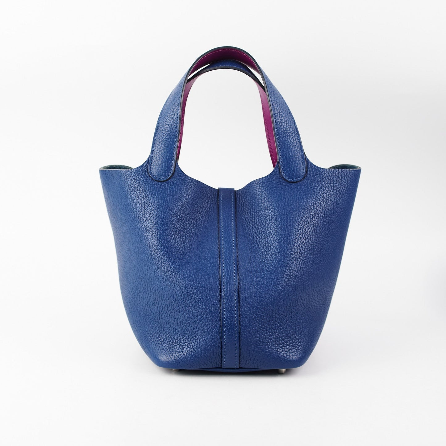 Hermes Picotin 18 Clemence Deep Blue/Anemone
