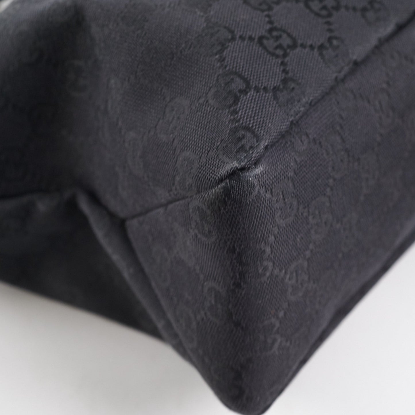 Gucci Horsebit Hobo GG Medium Bag Black