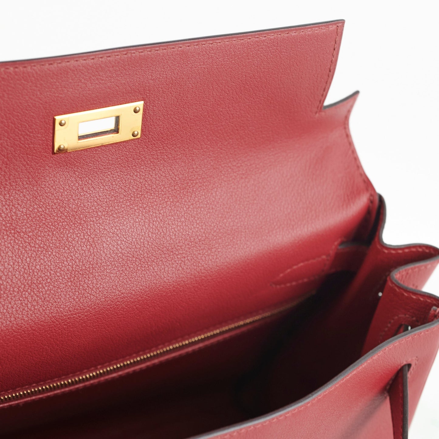 Hermes Kelly 28 EverColour Rogue Grenat - X Stamp