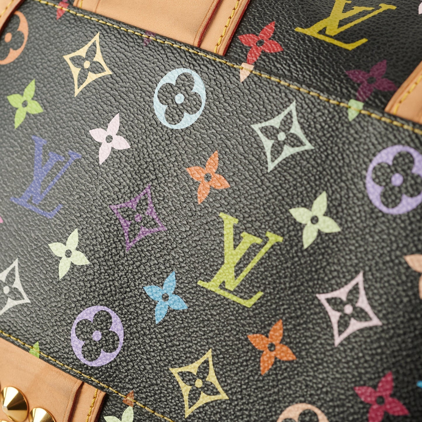 Louis Vuitton Courtney MM Multicolour Black