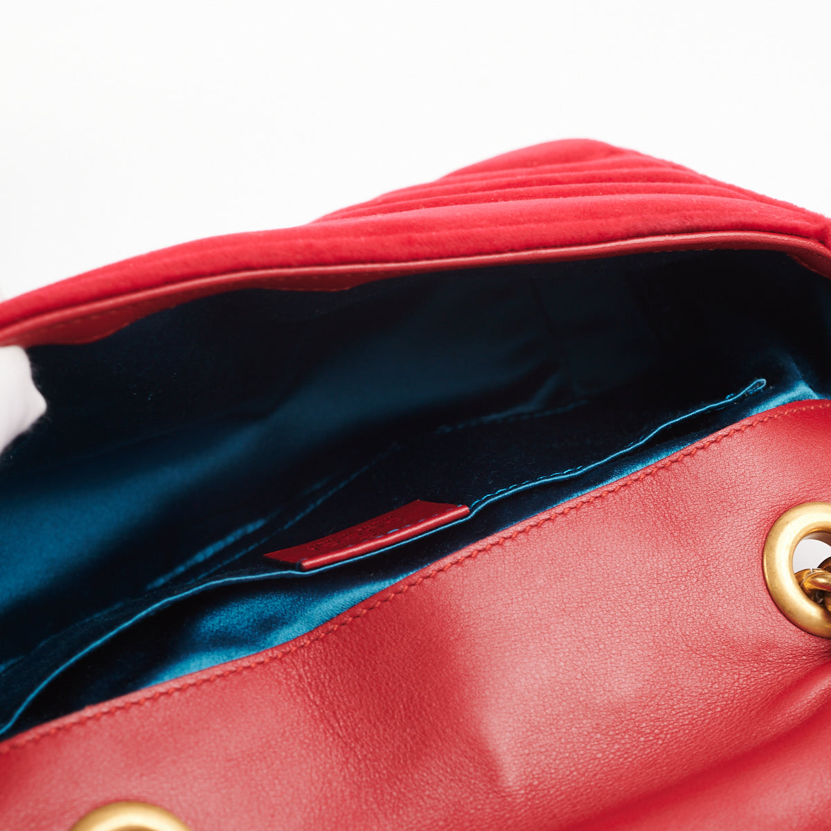 Gucci Marmont Velvet Red Small