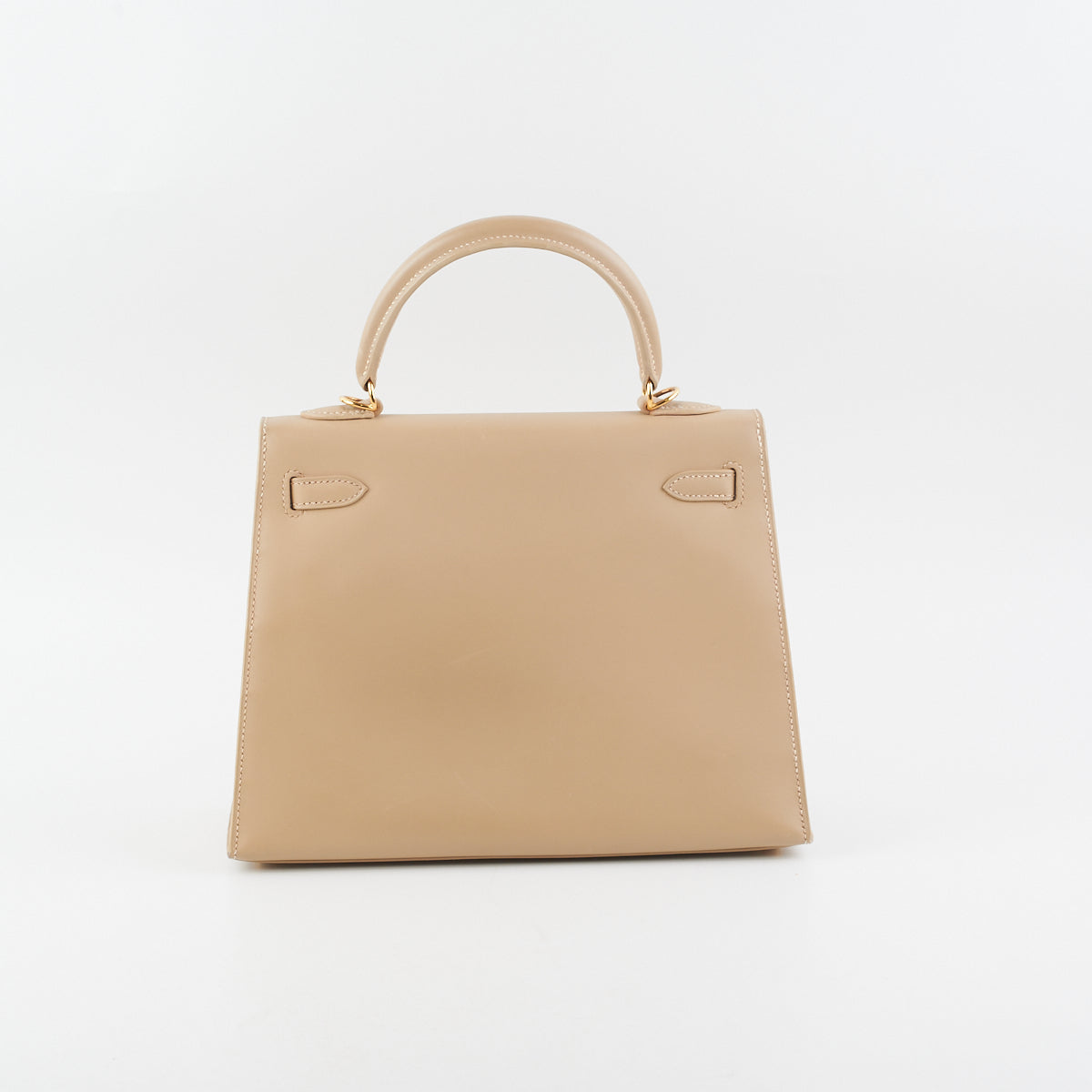 Hermes Kelly 25 Beige Chaminox - [G] Stamp