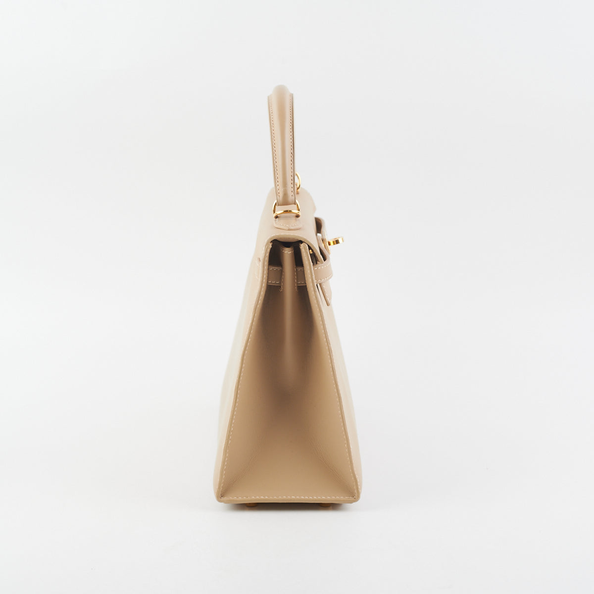 Hermes Kelly 25 Beige Chaminox - [G] Stamp