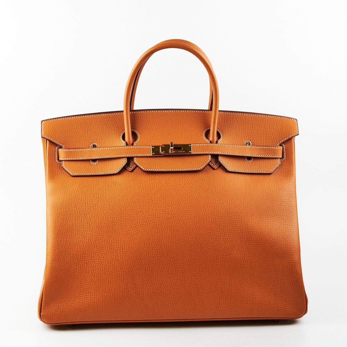 Hermes Birkin 40 Vache Natural Chevre - K Square 2007