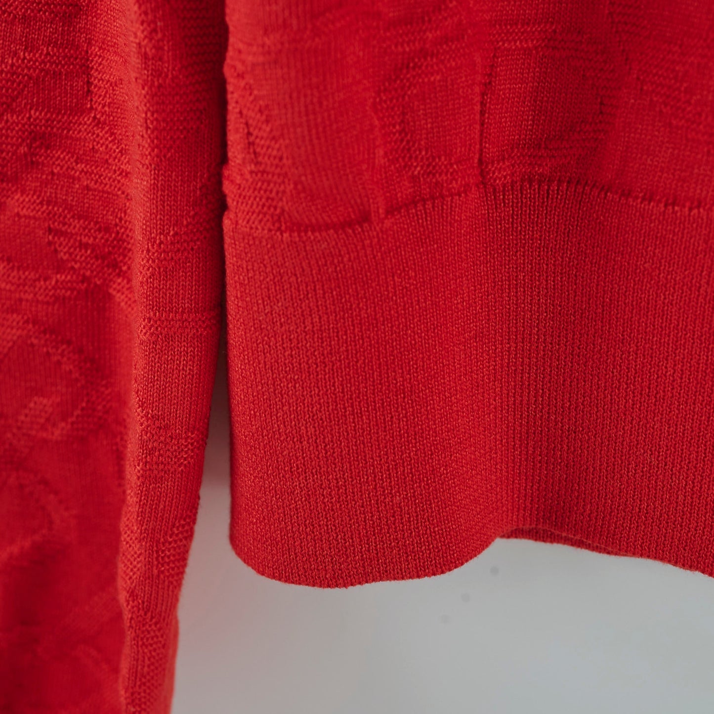 Hermes Naoussa Long Sleeve Cardigan Red Size 36