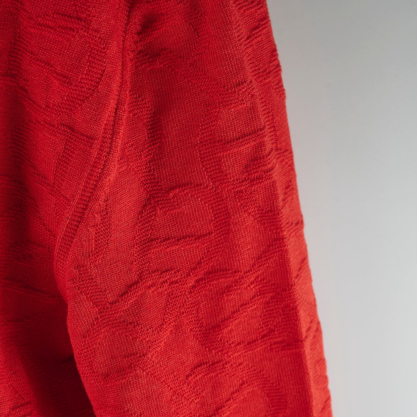 Hermes Naoussa Long Sleeve Cardigan Red Size 36