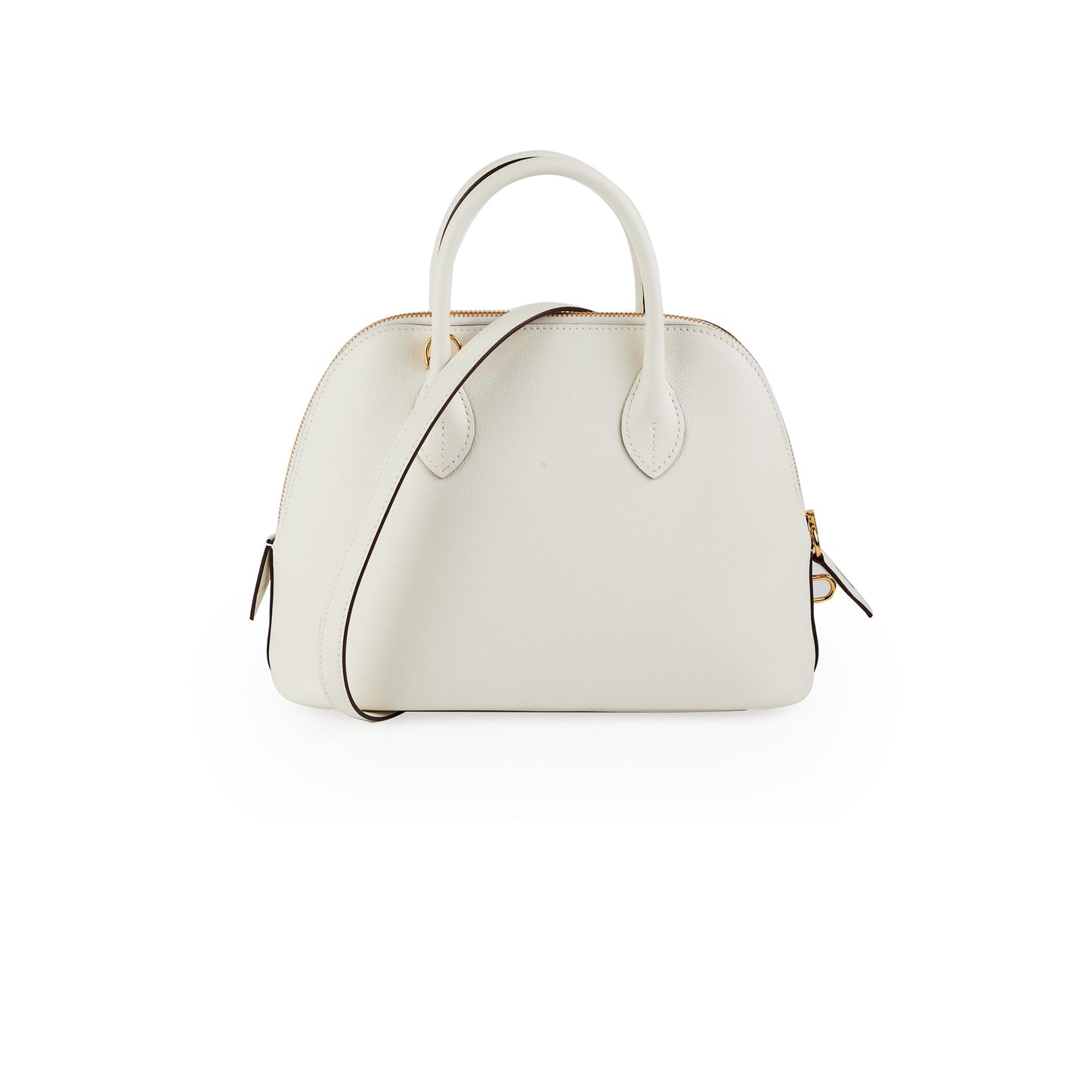 Hermes Bolide 25 Evercolor Blanc/Sesame U stamp (2022)