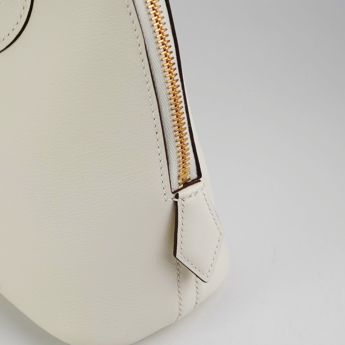 Hermes Bolide 25 Evercolor Blanc/Sesame U stamp (2022)