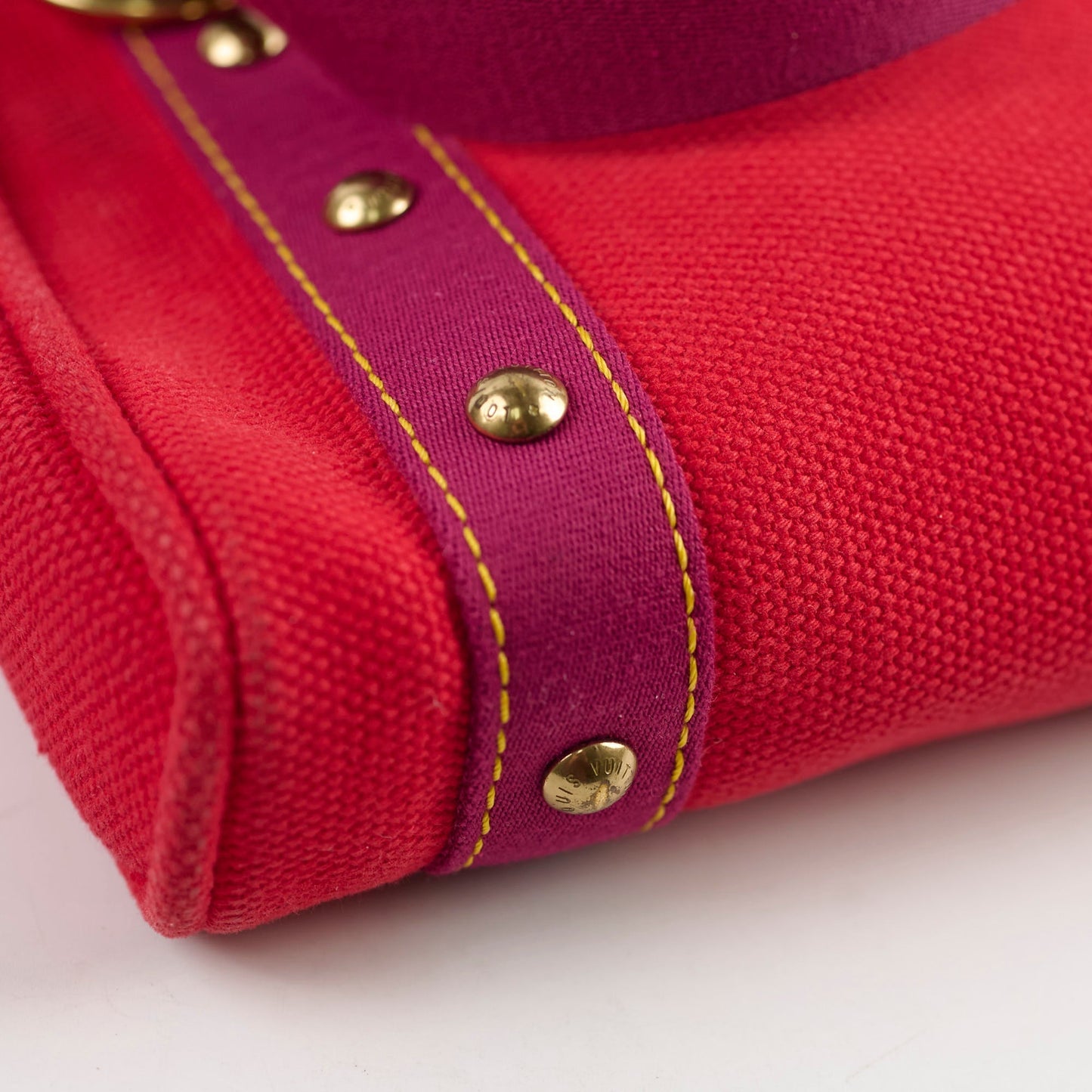Louis Vuitton Canvas Tote Red