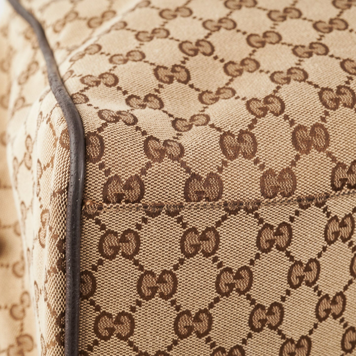 Gucci Monogram Canvas Duffle Bag