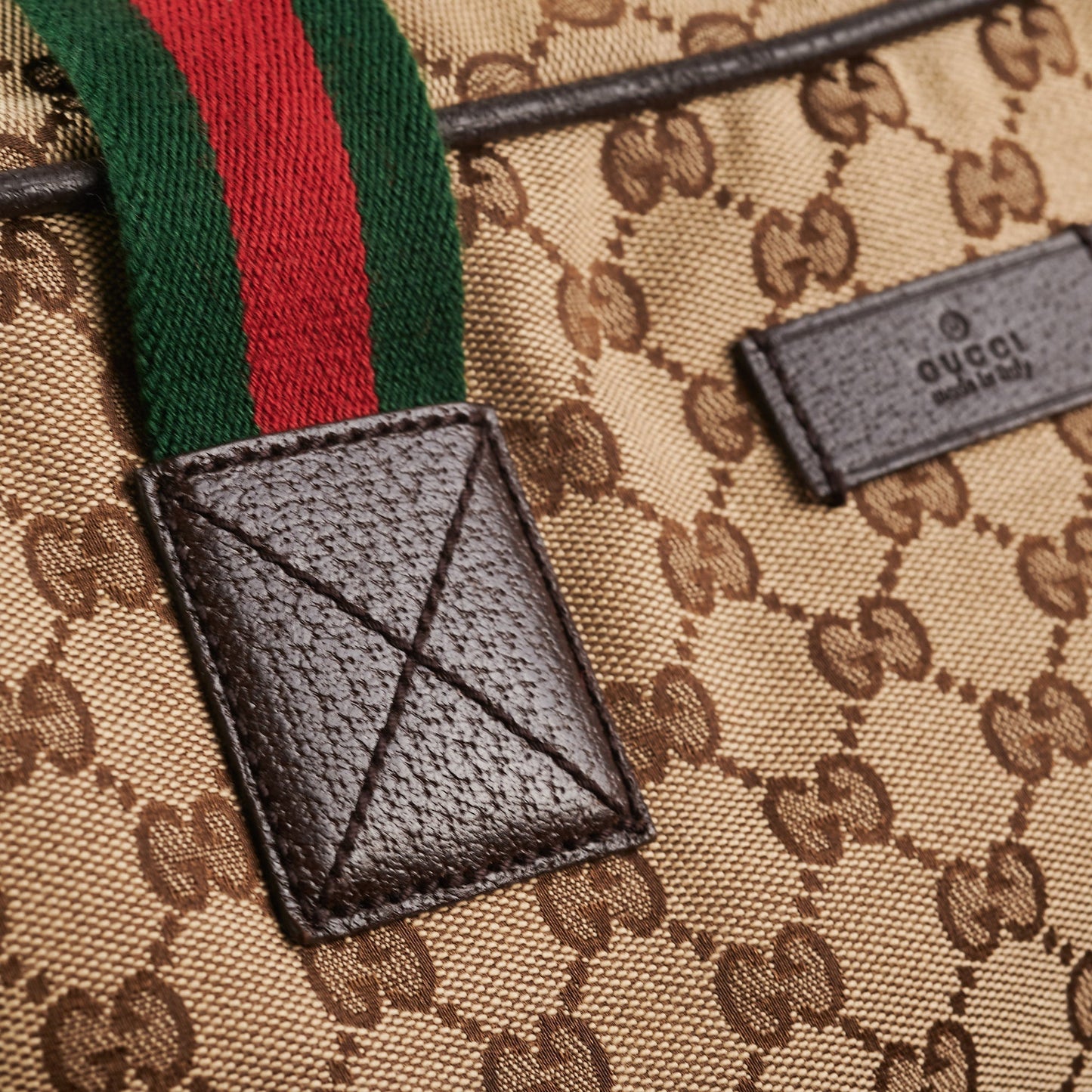Gucci Monogram Canvas Duffle Bag