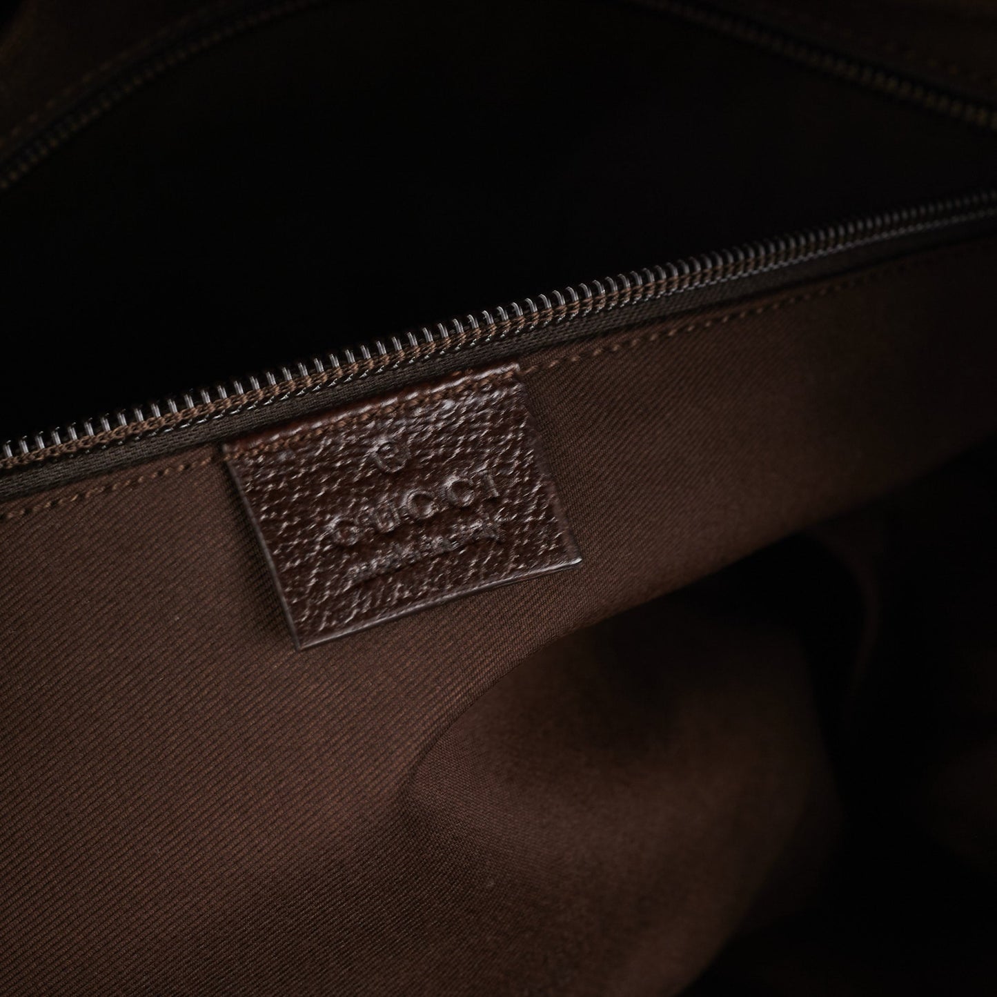 Gucci Monogram Canvas Duffle Bag