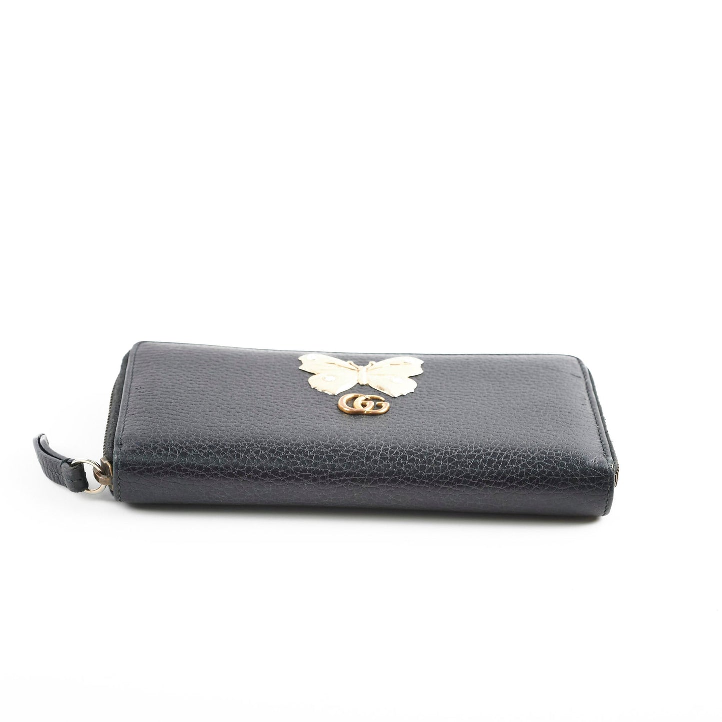 Gucci Butterfly Long Wallet Black