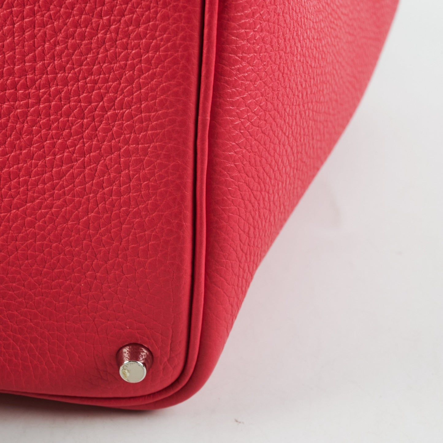 Hermes Picotin 18 Clemence Rose Extreme A stamp