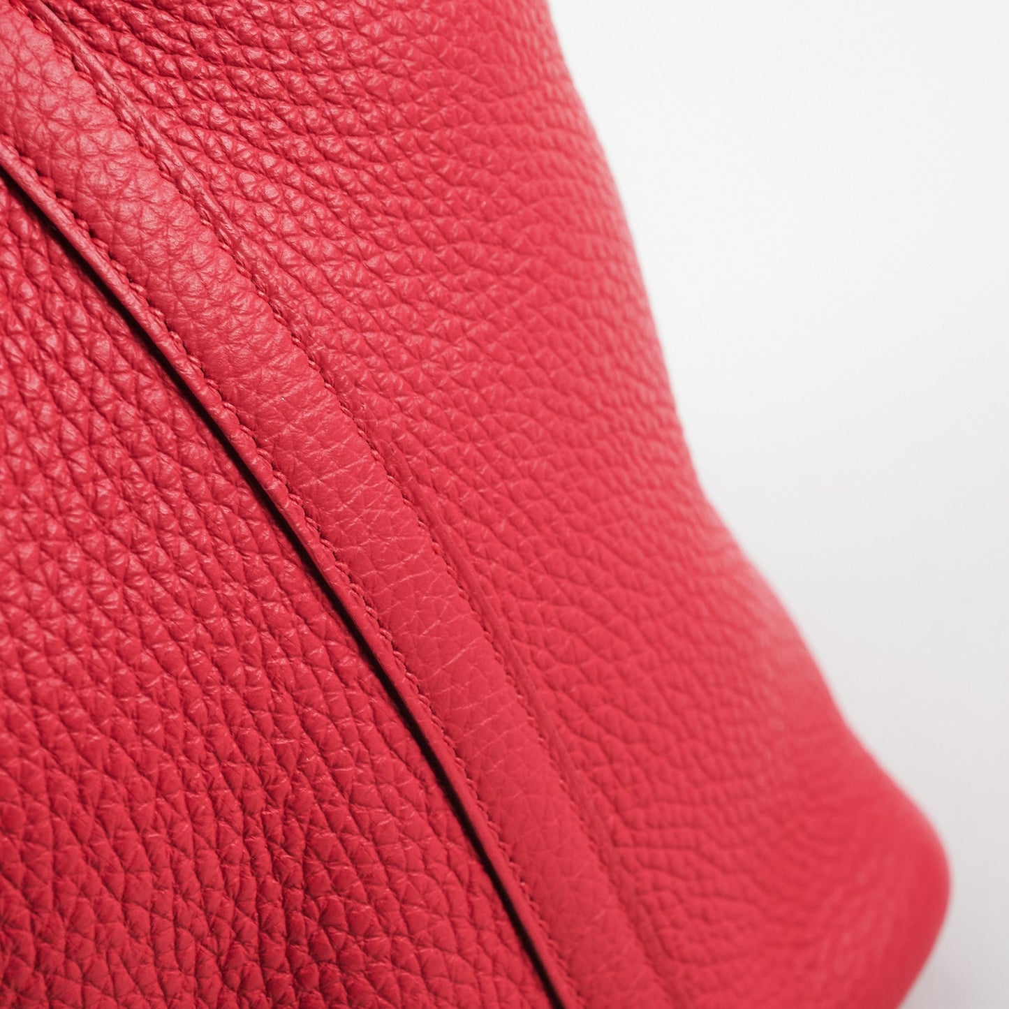 Hermes Picotin 18 Clemence Rose Extreme A stamp