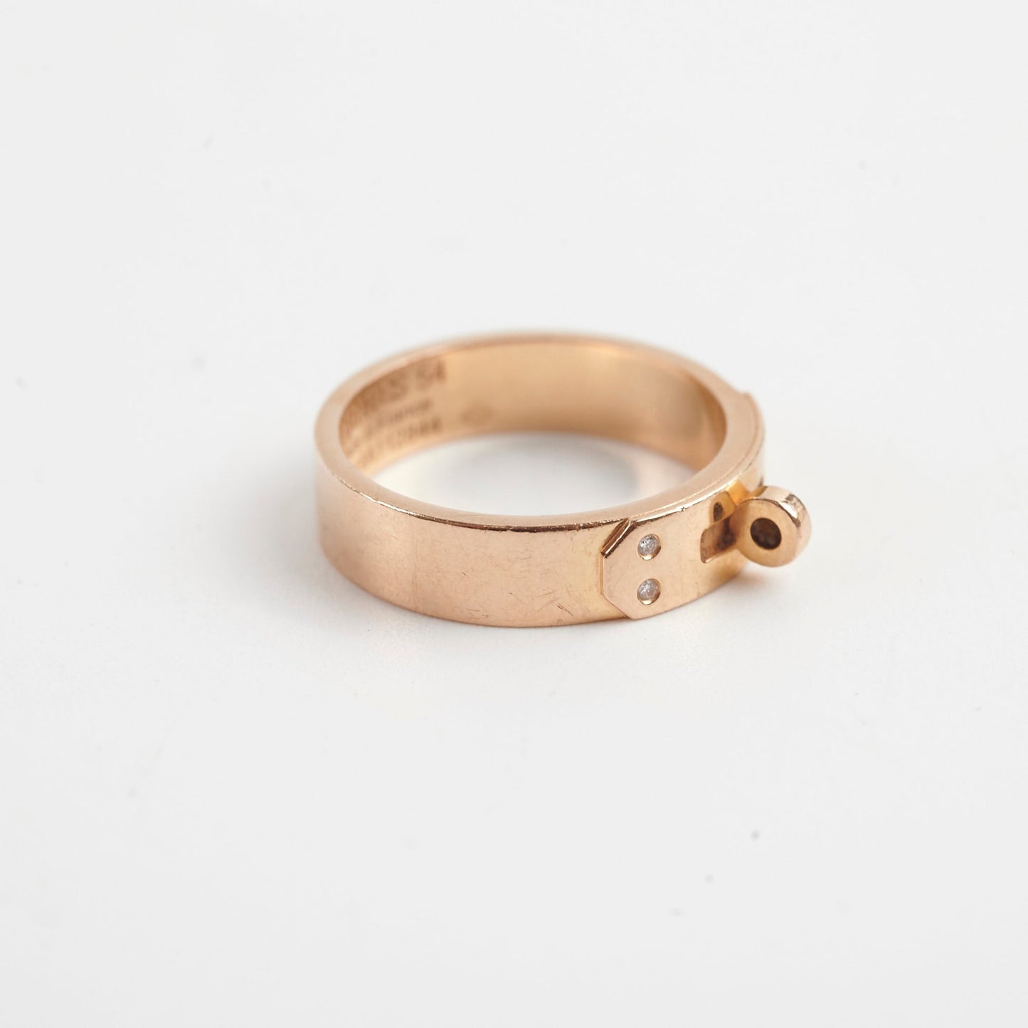 Hermes Kelly Ring 18k Small model Rose Gold Size 54