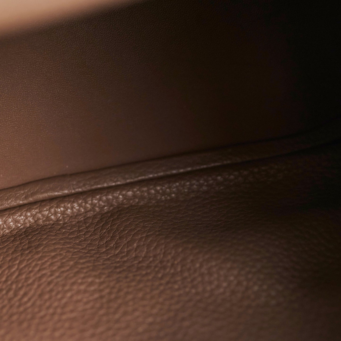 Hermes Lindy 30 Etoupe Q Square Stamp