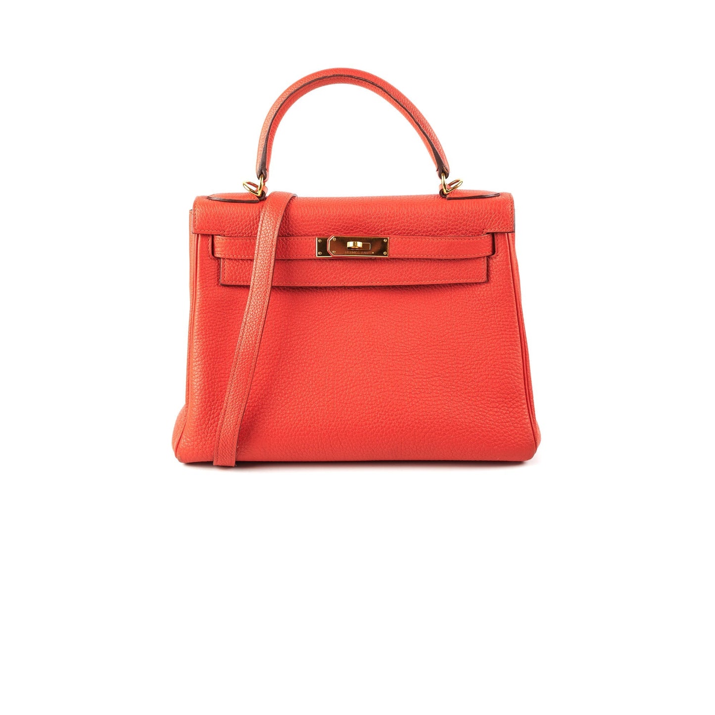 Hermes Kelly 28 Togo Capucine Stamp Q Square (2013)