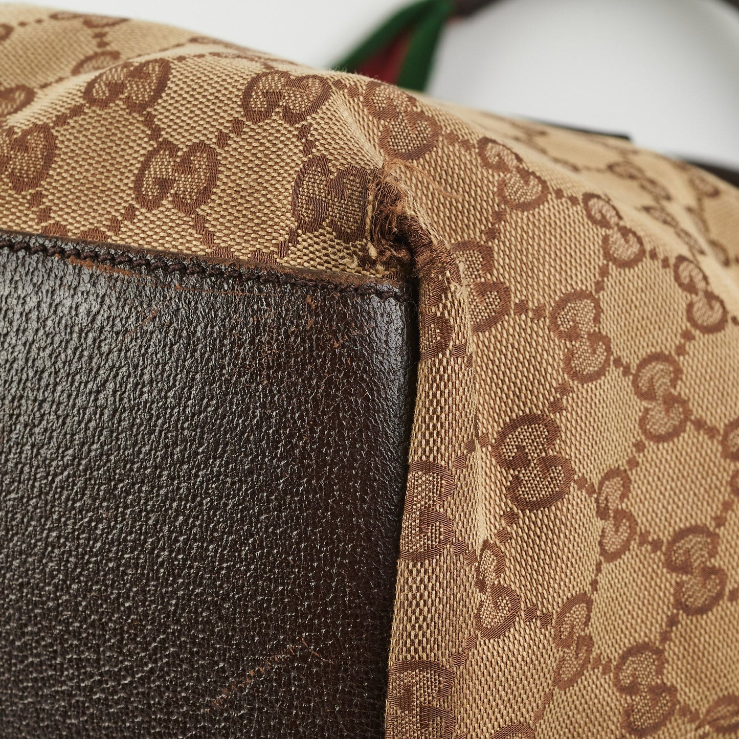 Gucci Vintage Canvas Tote