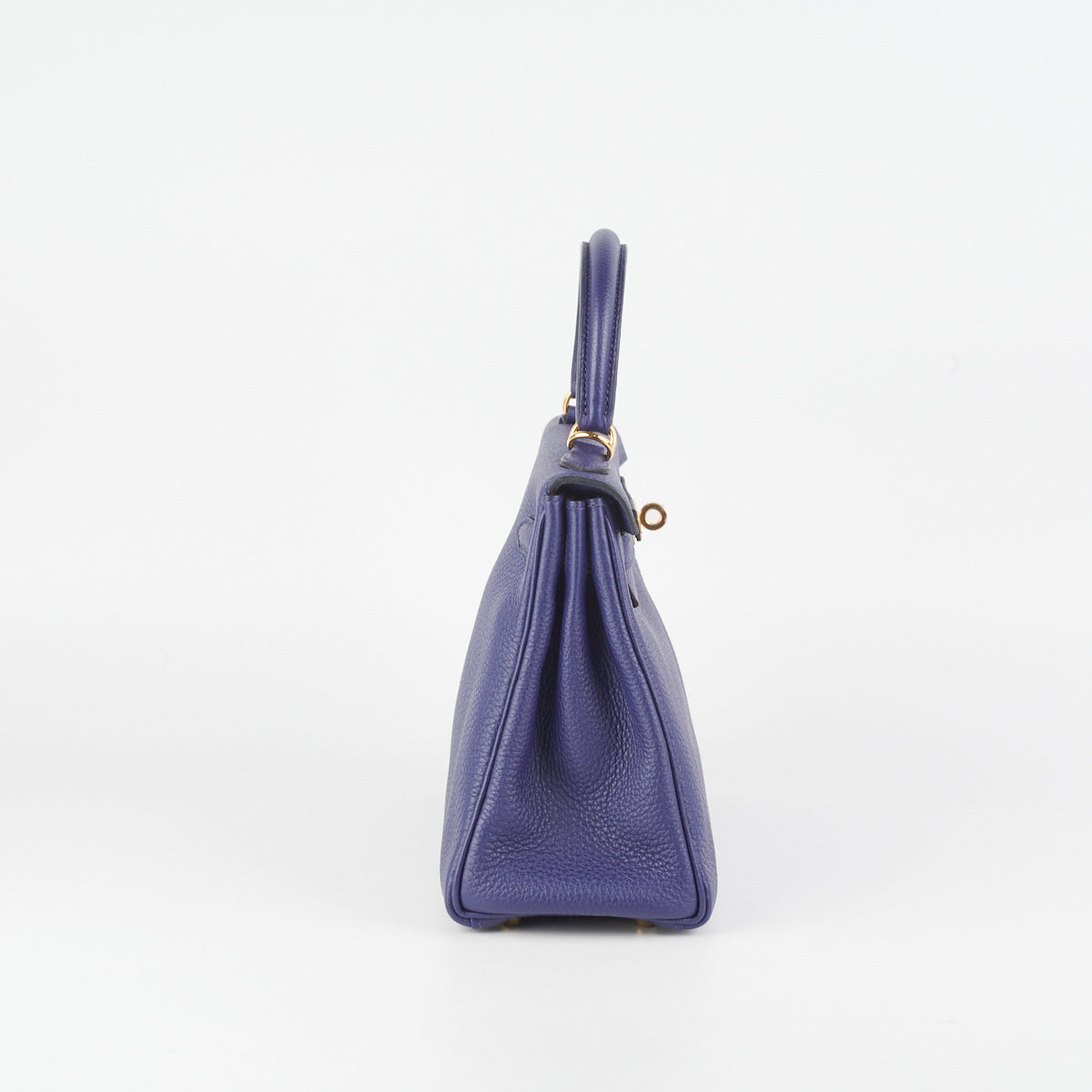 Hermes Kelly 25 Blue Saphir C Stamp