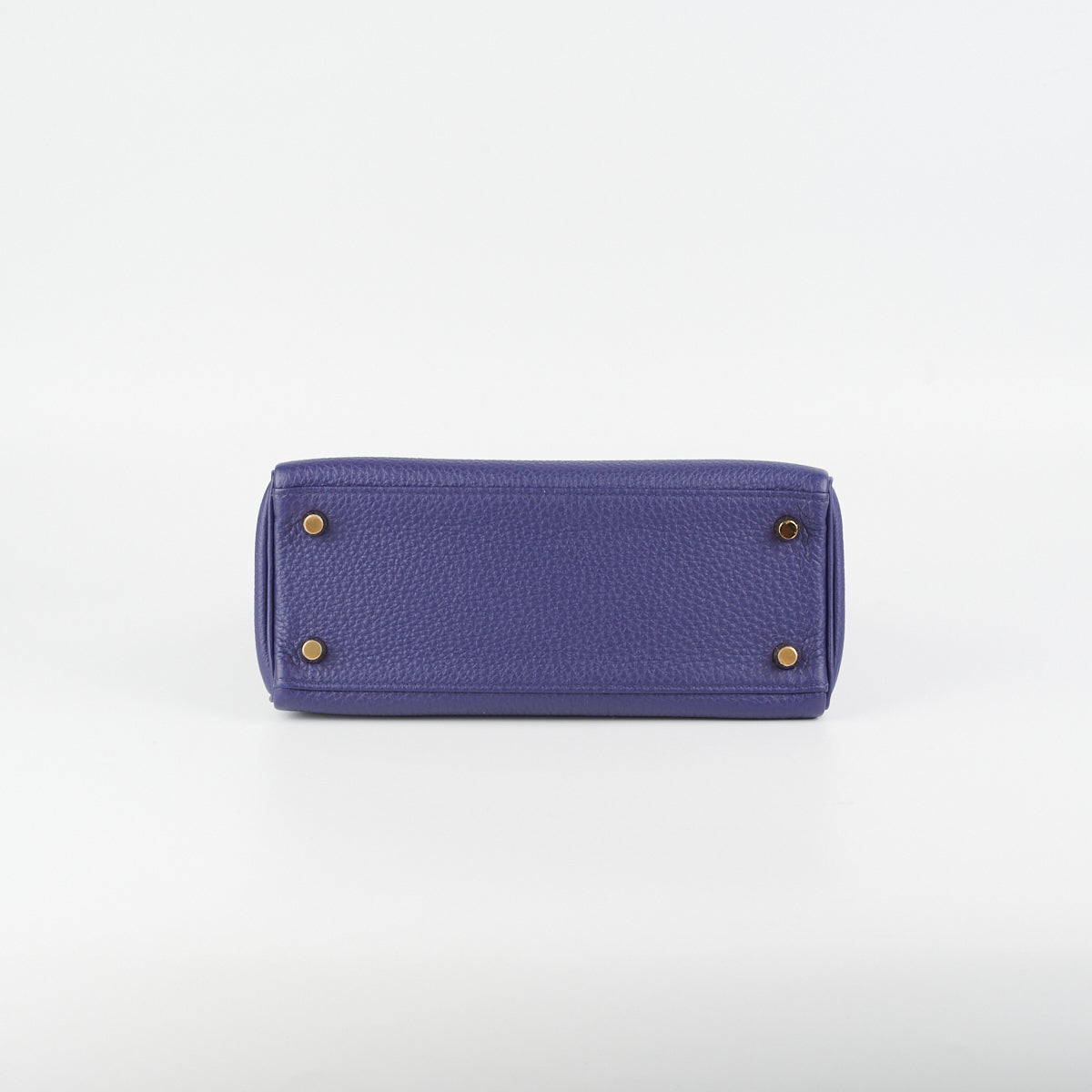 Hermes Kelly 25 Blue Saphir C Stamp