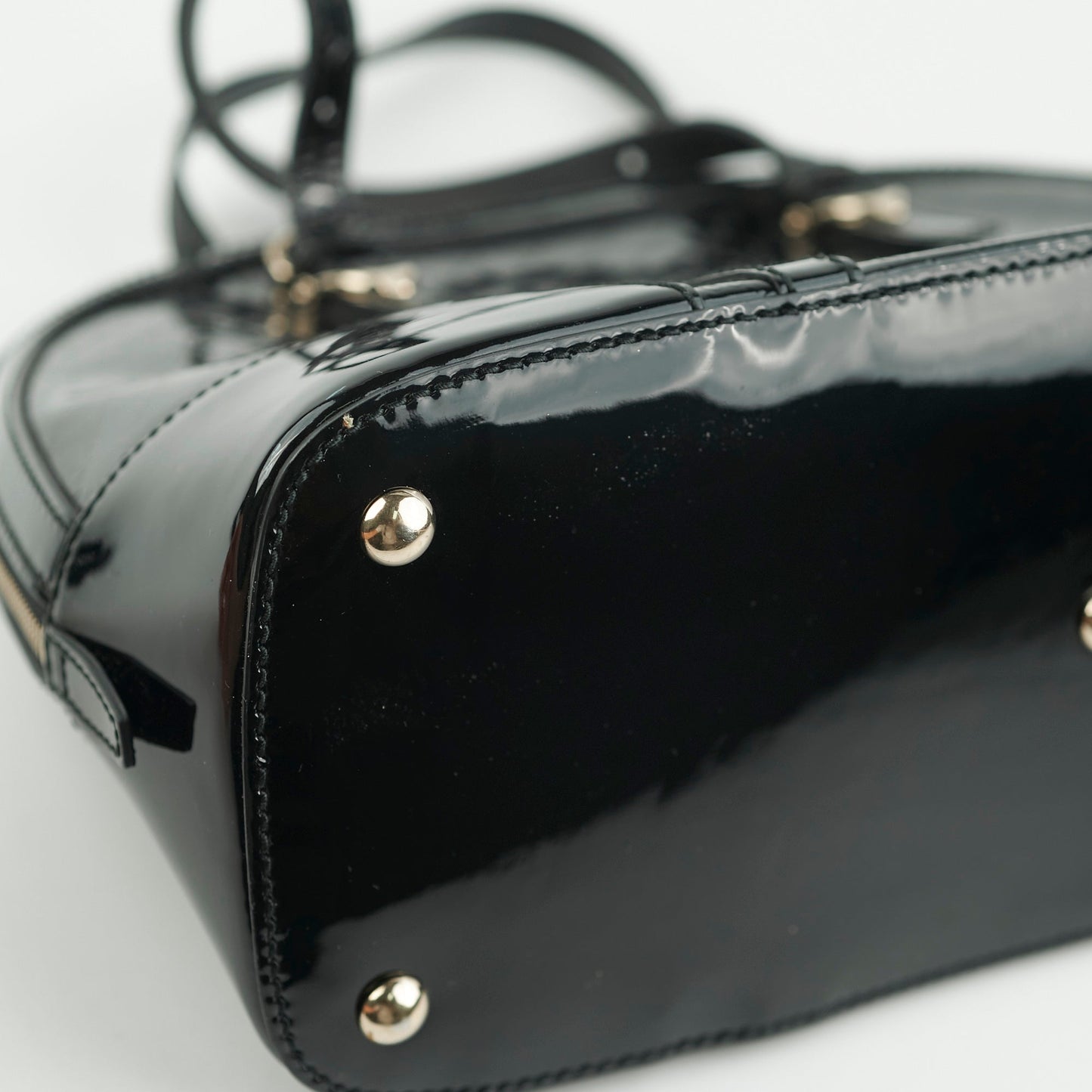 Gucci Bowling Patent Black Bag