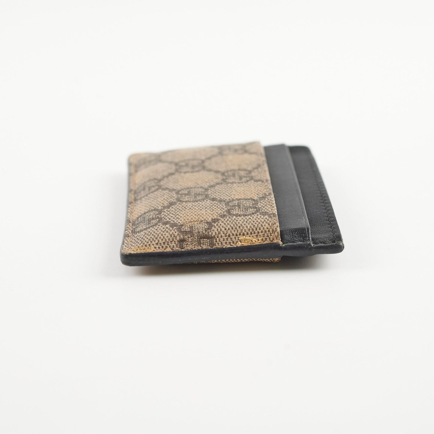 Gucci GG Supreme Bee Card Holder Wallet