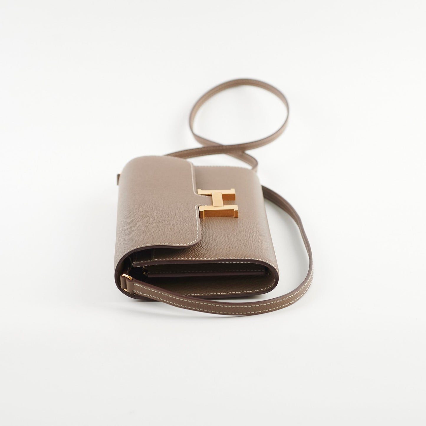 Hermes Constance To Go Epsom Etoupe Z Stamp