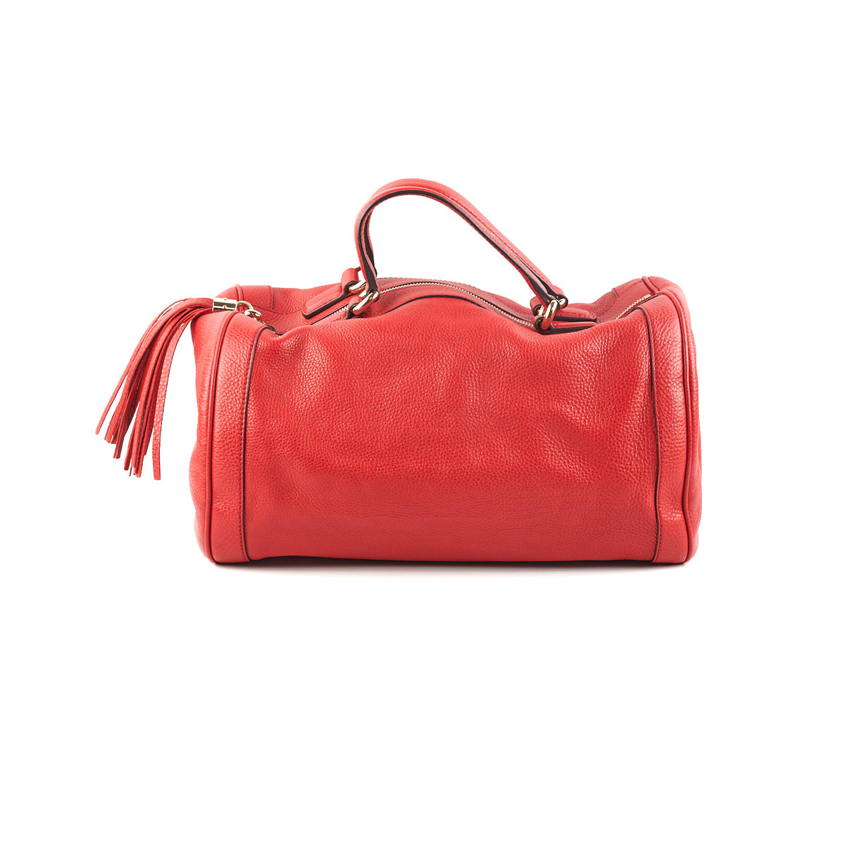 Gucci Soho Boston Red Top Handle Bag