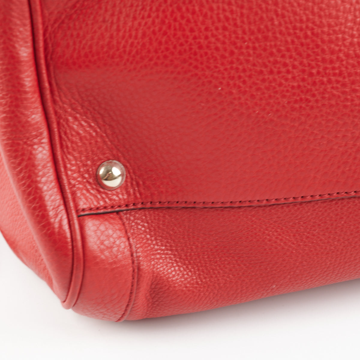 Gucci Soho Boston Red Top Handle Bag