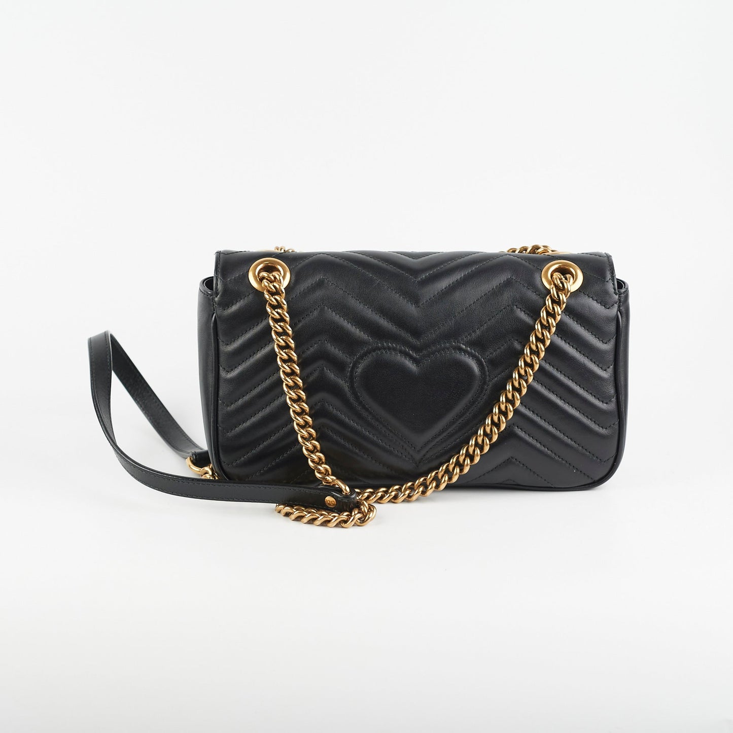 Gucci Marmont Small Black Shoulder Bag