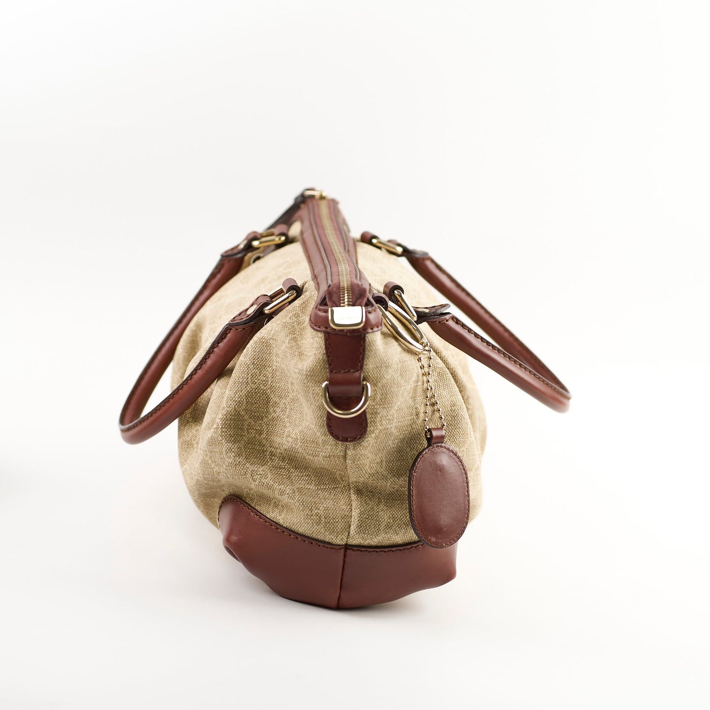 Gucci Canvas/Leather Tote Bag