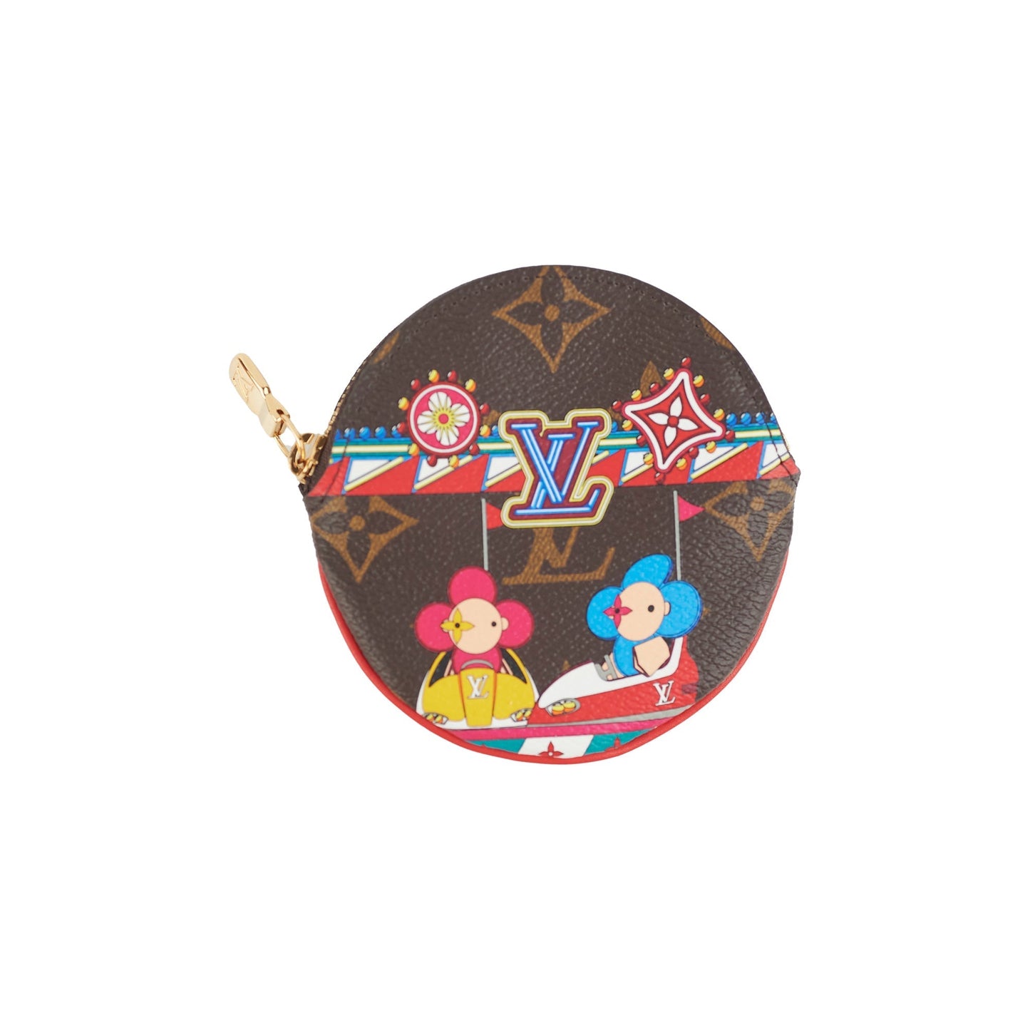 Louis Vuitton Christmas Edition Round Monogram Coin Alice Bags
