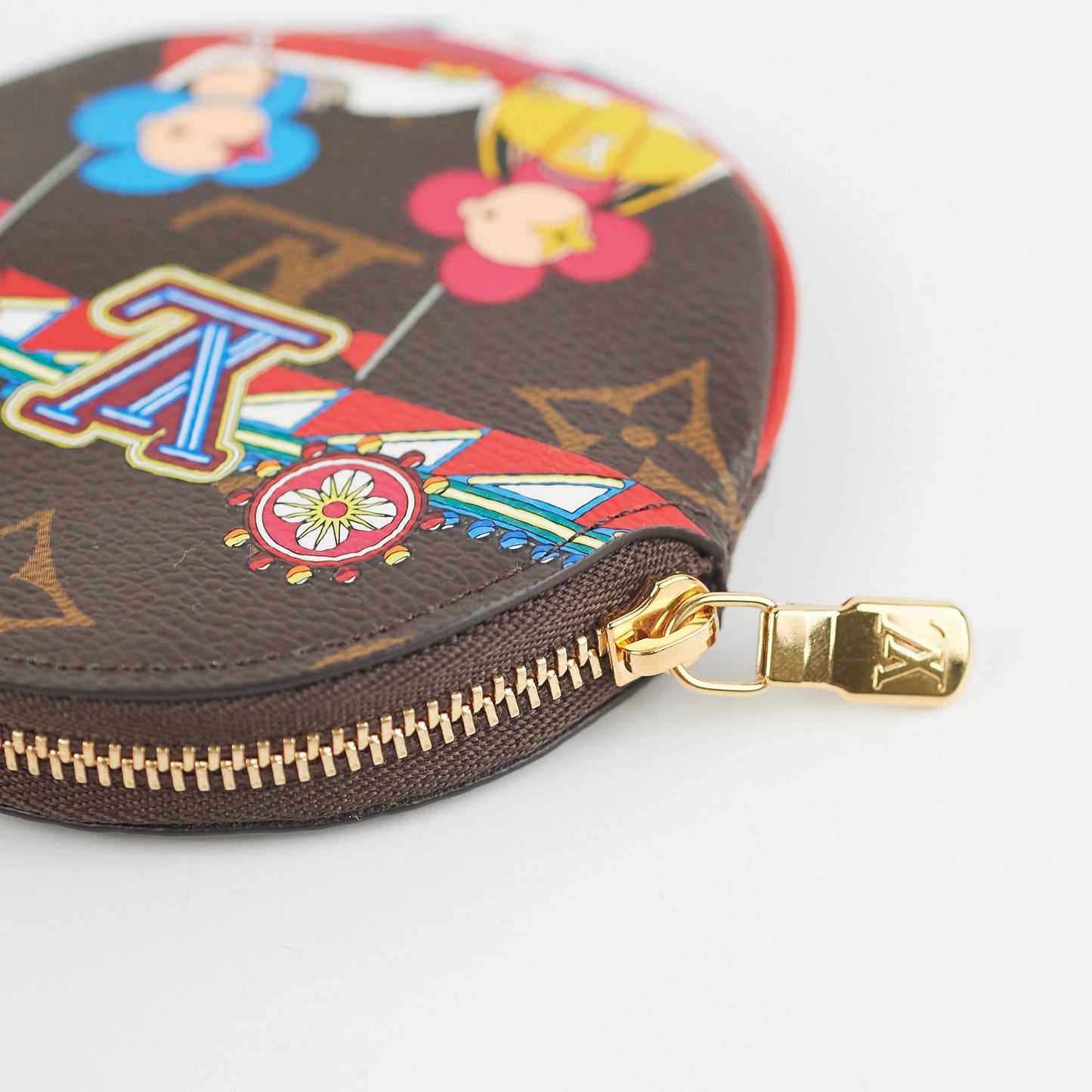 Louis Vuitton Christmas Edition Round Monogram Coin Alice Bags