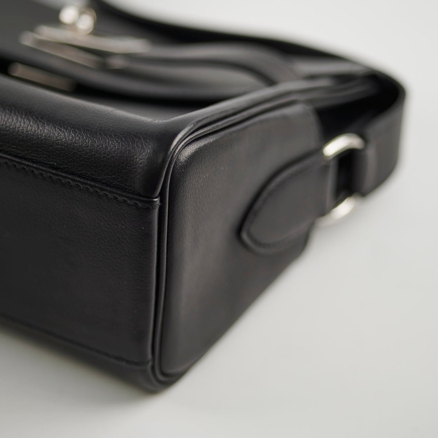 Hermes Kelly Messenger PM Bag Black