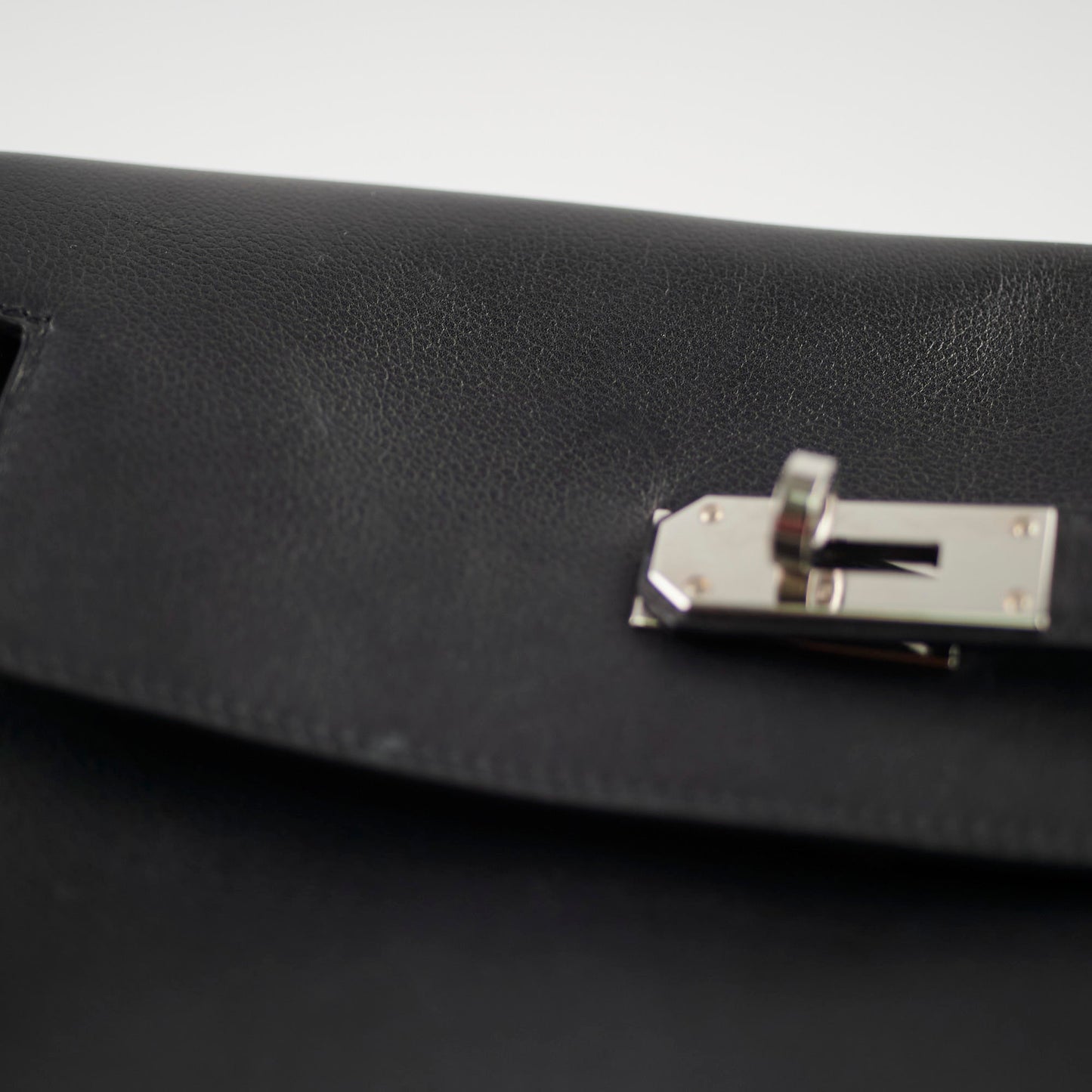 Hermes Kelly Messenger PM Bag Black