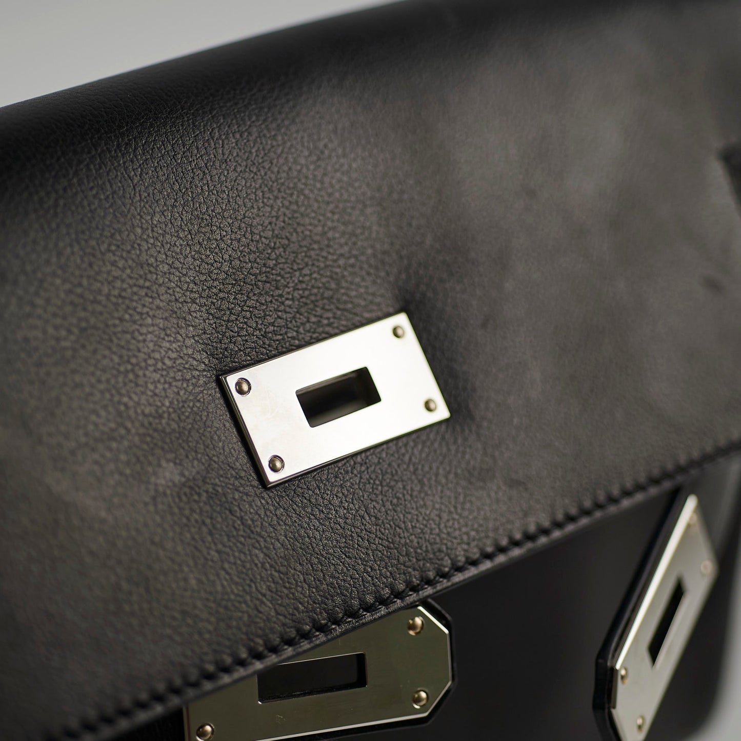 Hermes Kelly Messenger PM Bag Black