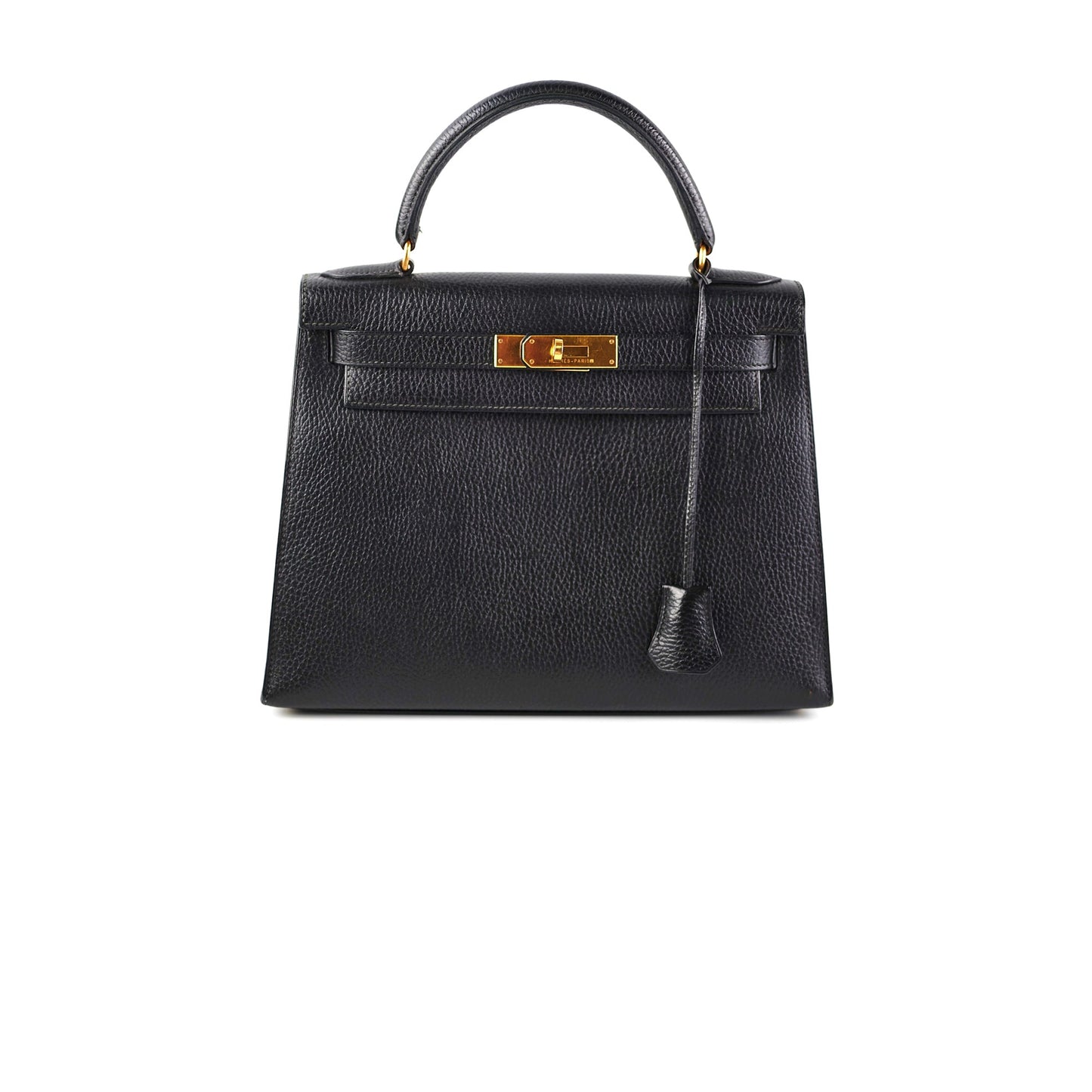 Hermes Kelly 28 Ardennes Noir - Y Circle Stamp 1995