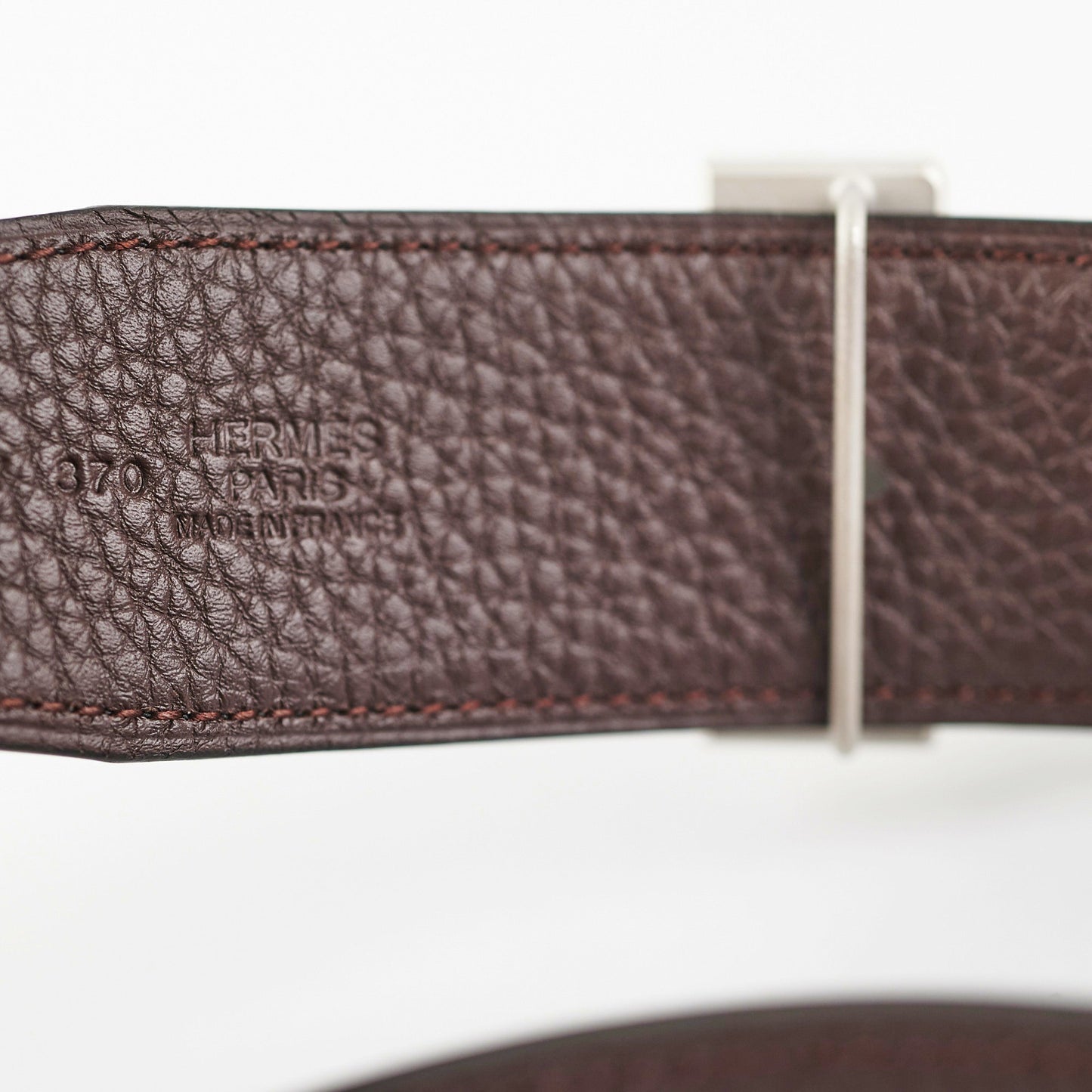 Hermes Mens 95cm Black Reversible Belt