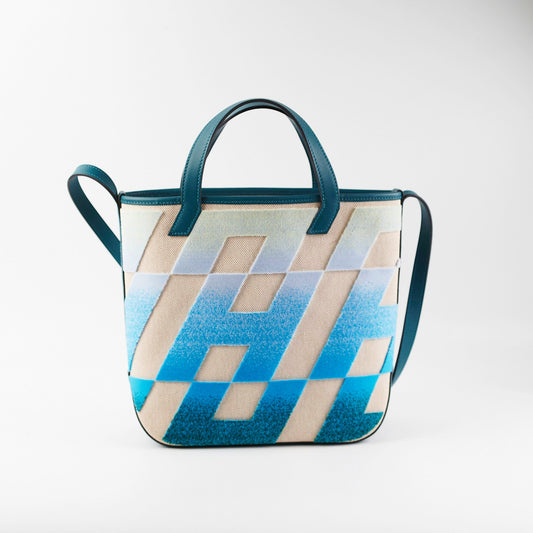 Hermes Biais 27 Blue Shoulder Bag
