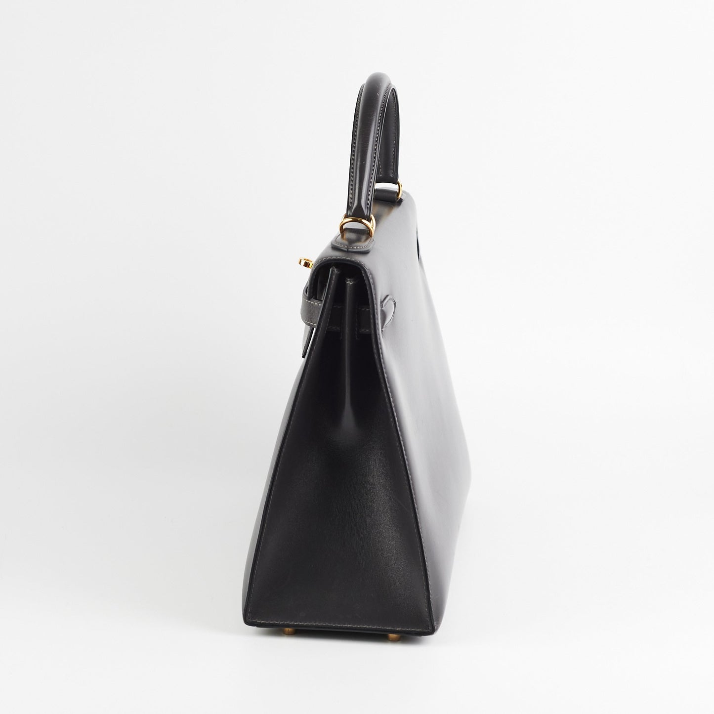 Hermes Kelly 32 Box Graphite Stamp E Square (2001)