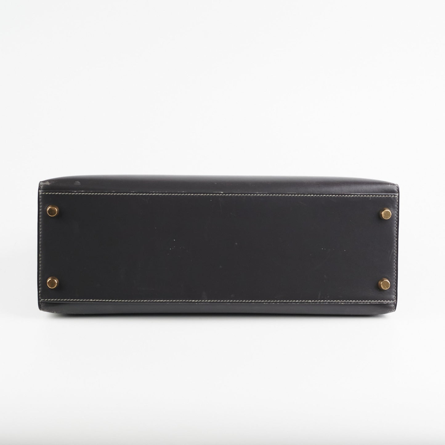 Hermes Kelly 32 Box Graphite Stamp E Square (2001)