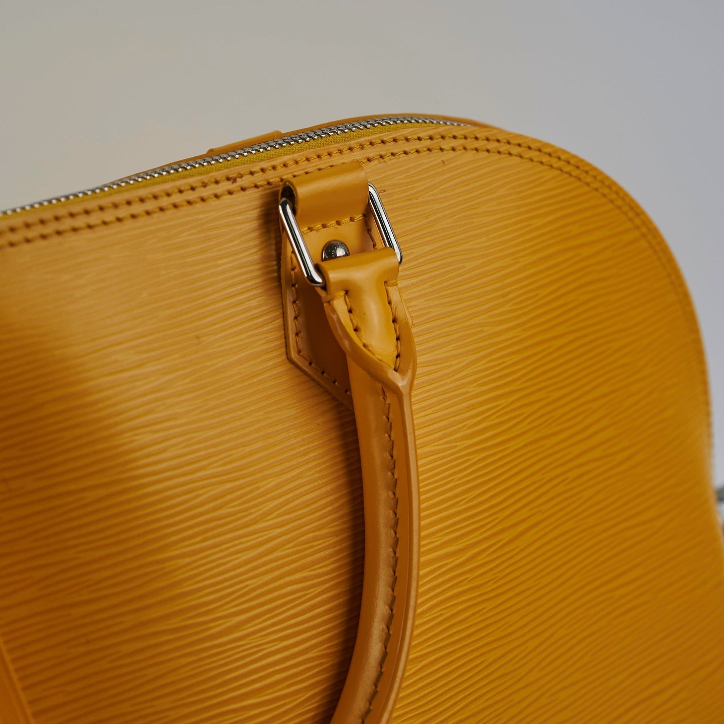 Louis Vuitton Alma GM Yellow Epi Bag