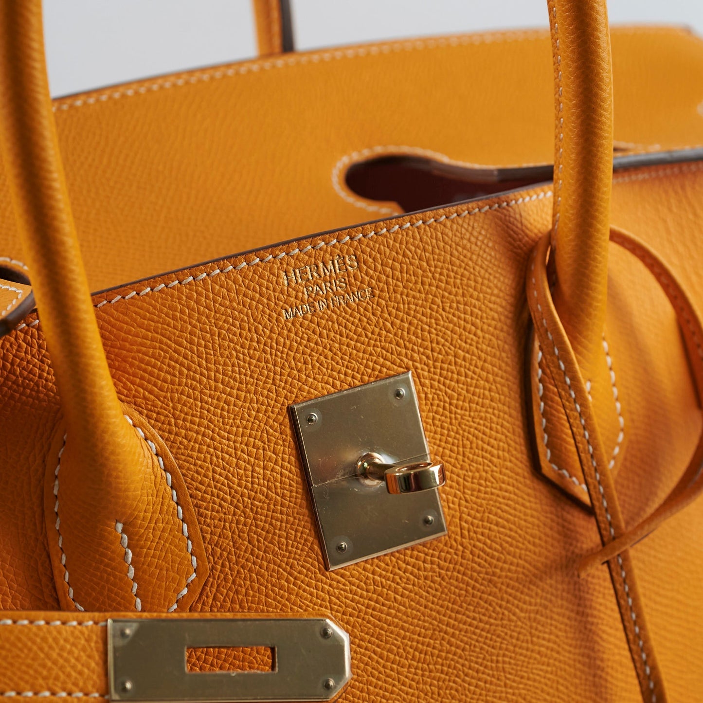Hermes Birkin 35 Epsom Jaune D'or - Square P Stamp